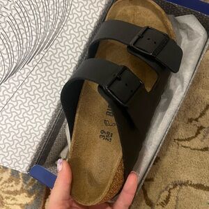 Black Sandals with Buckles